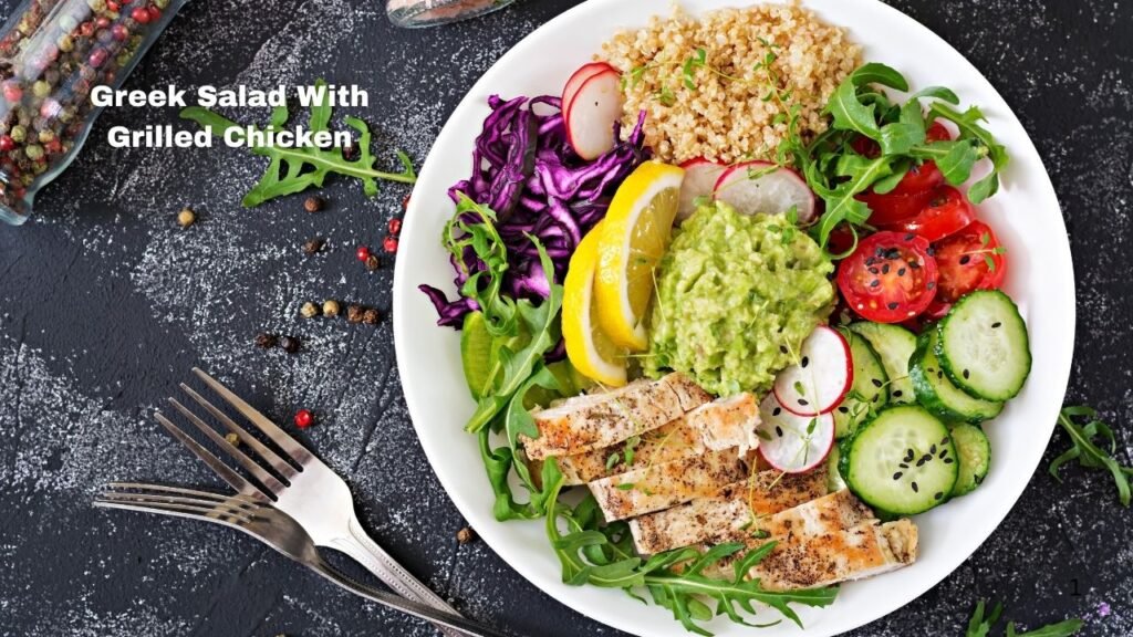 Greek Salad With Grilled Chicken