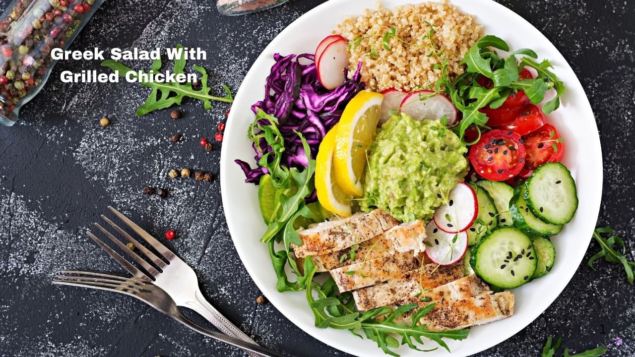 Greek Salad With Grilled Chicken